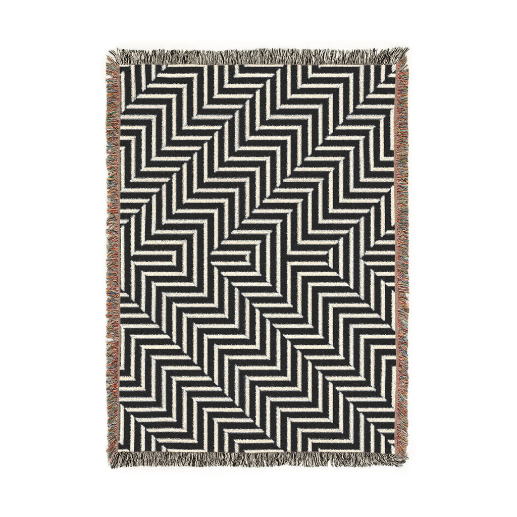 Circuit Shift — Woven Blanket — detail view