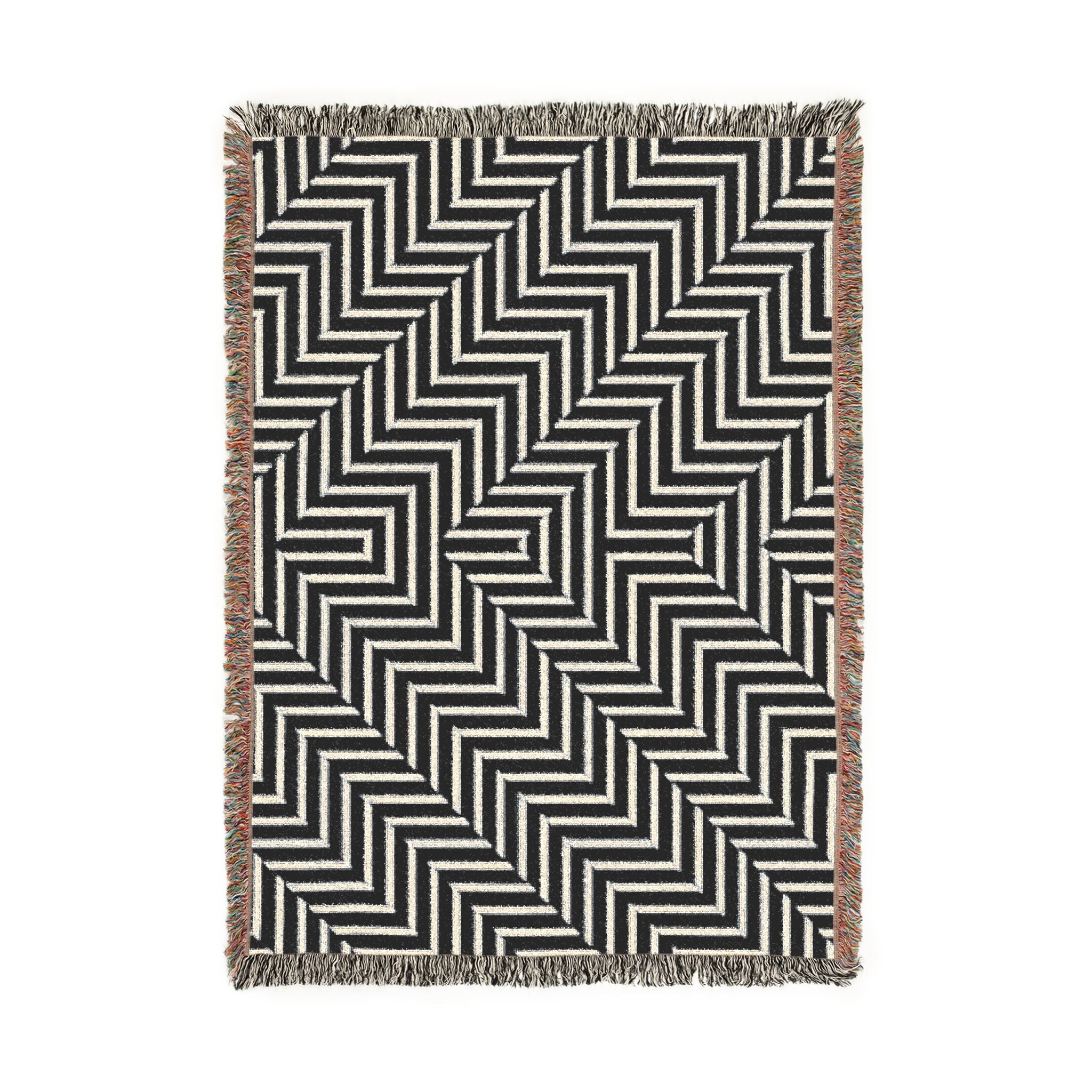 Circuit Shift — Woven Blanket — detail view