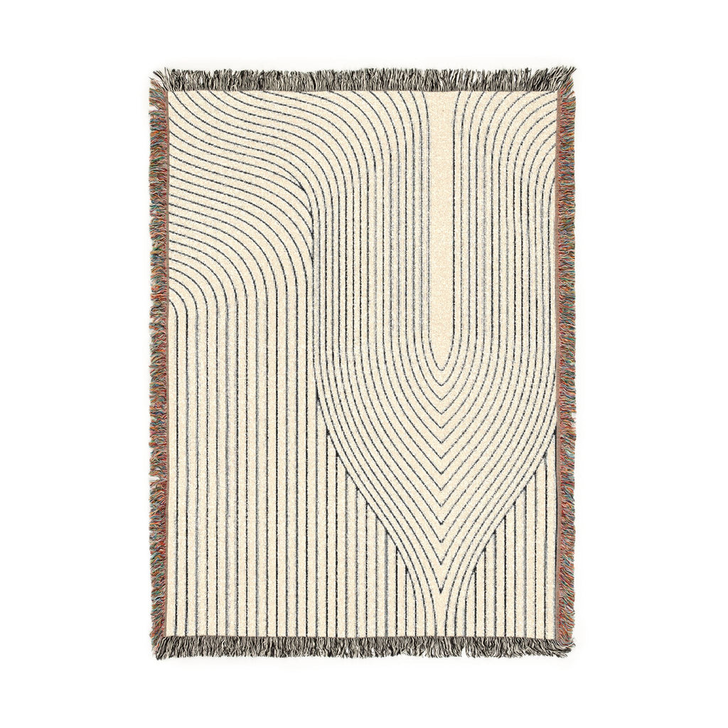 Convergence — Woven Blanket — detail view