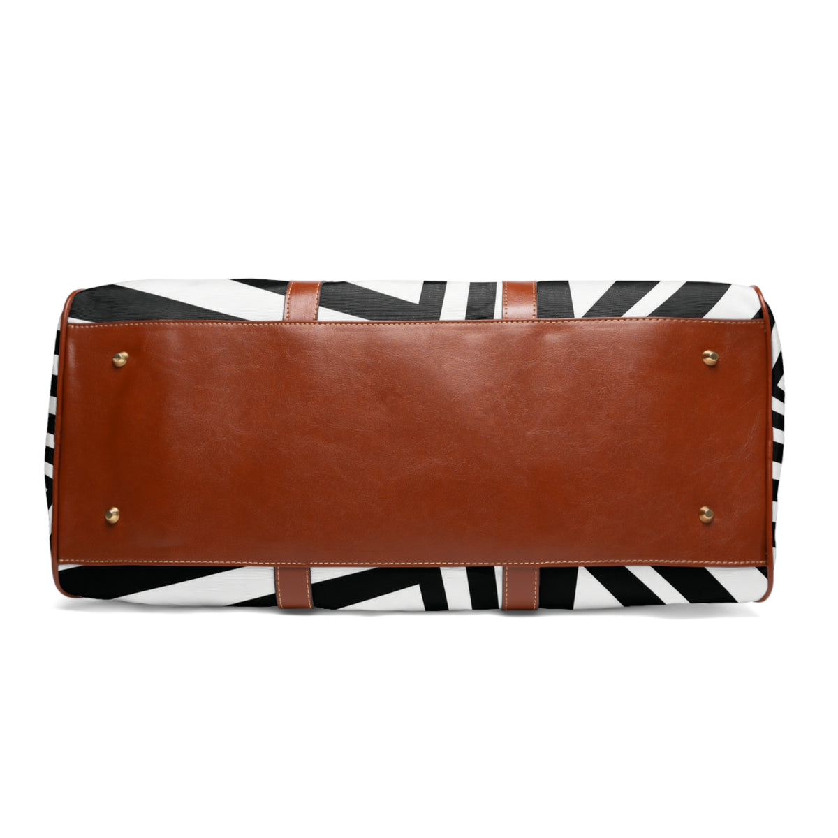 Black and White Optical Illusion Waterproof Travel Bag