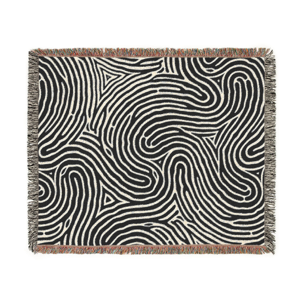 Topographic Drift — Woven Blanket — alternate view