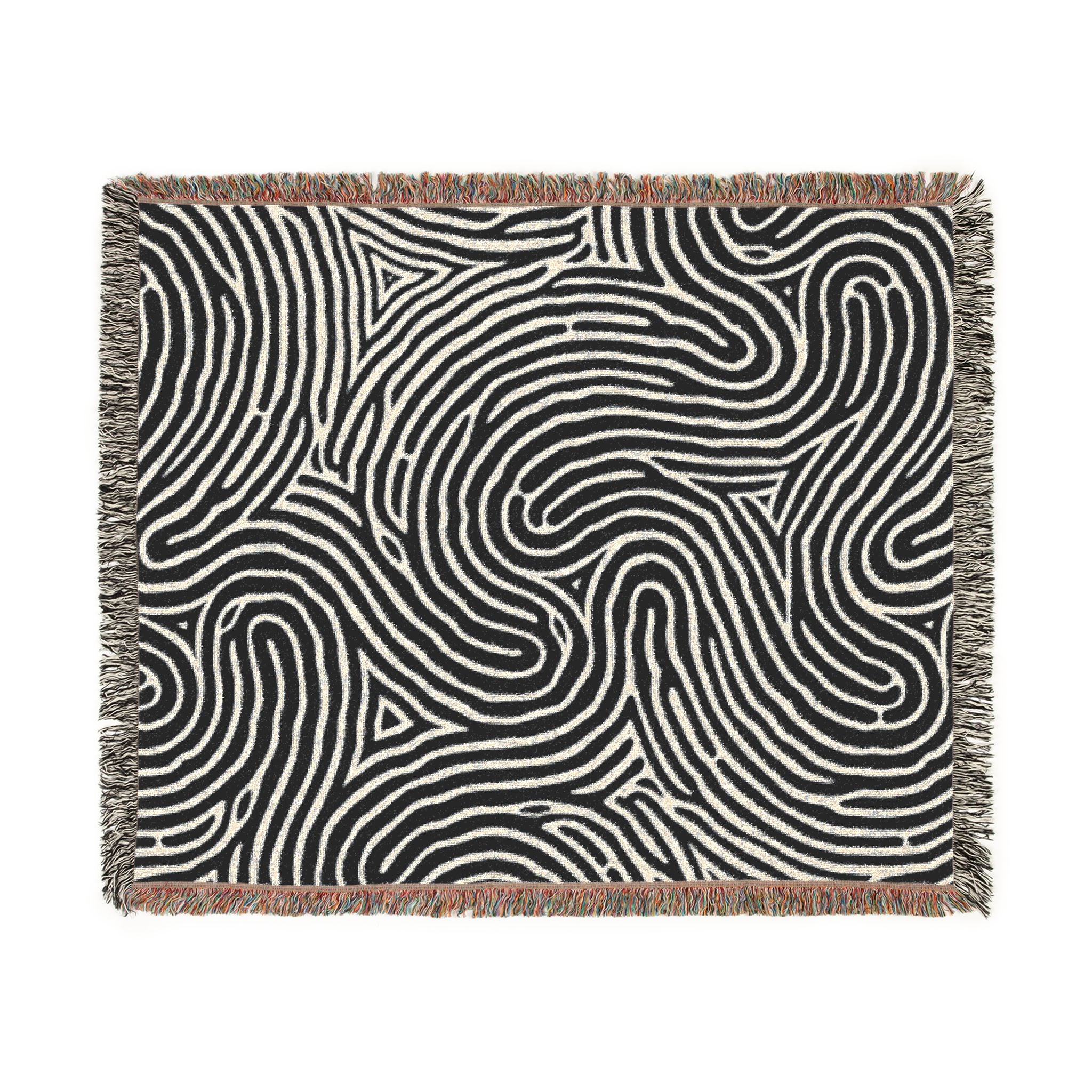Topographic Drift — Woven Blanket — alternate view