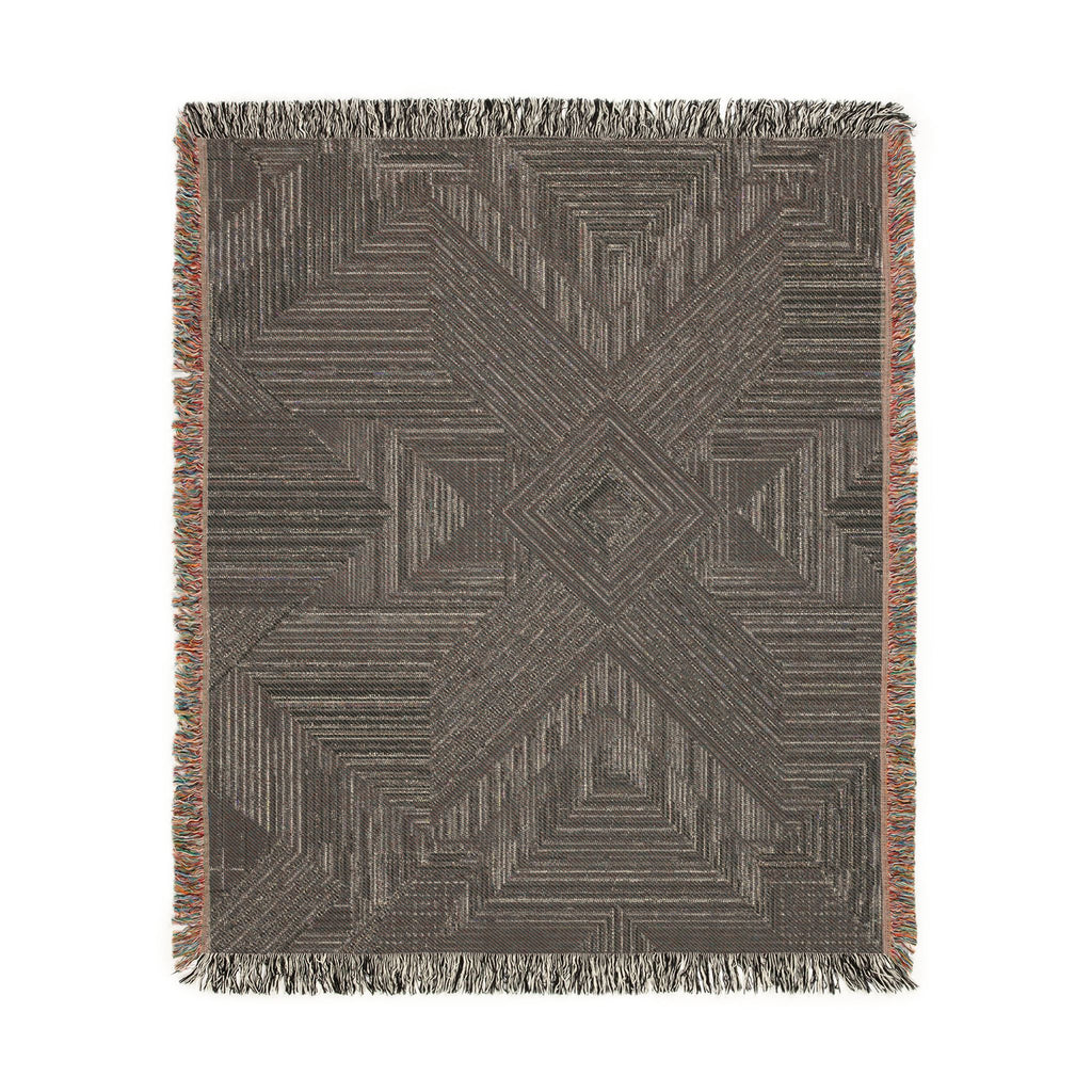 Monolith Star — Woven Blanket — scale view