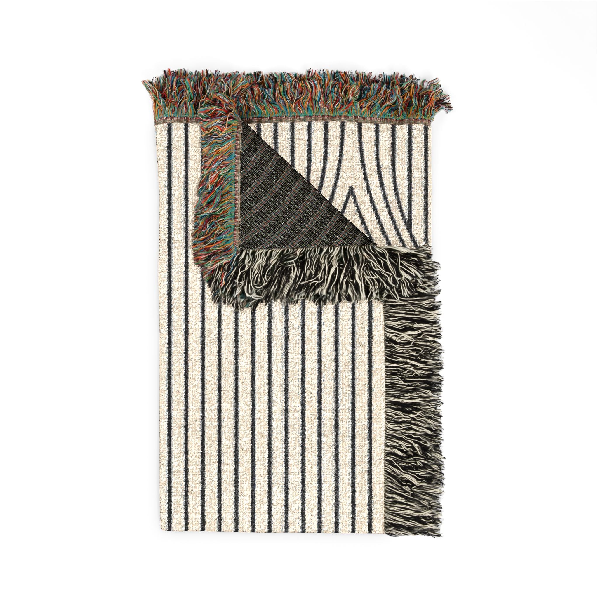 Convergence — Woven Blanket — side view