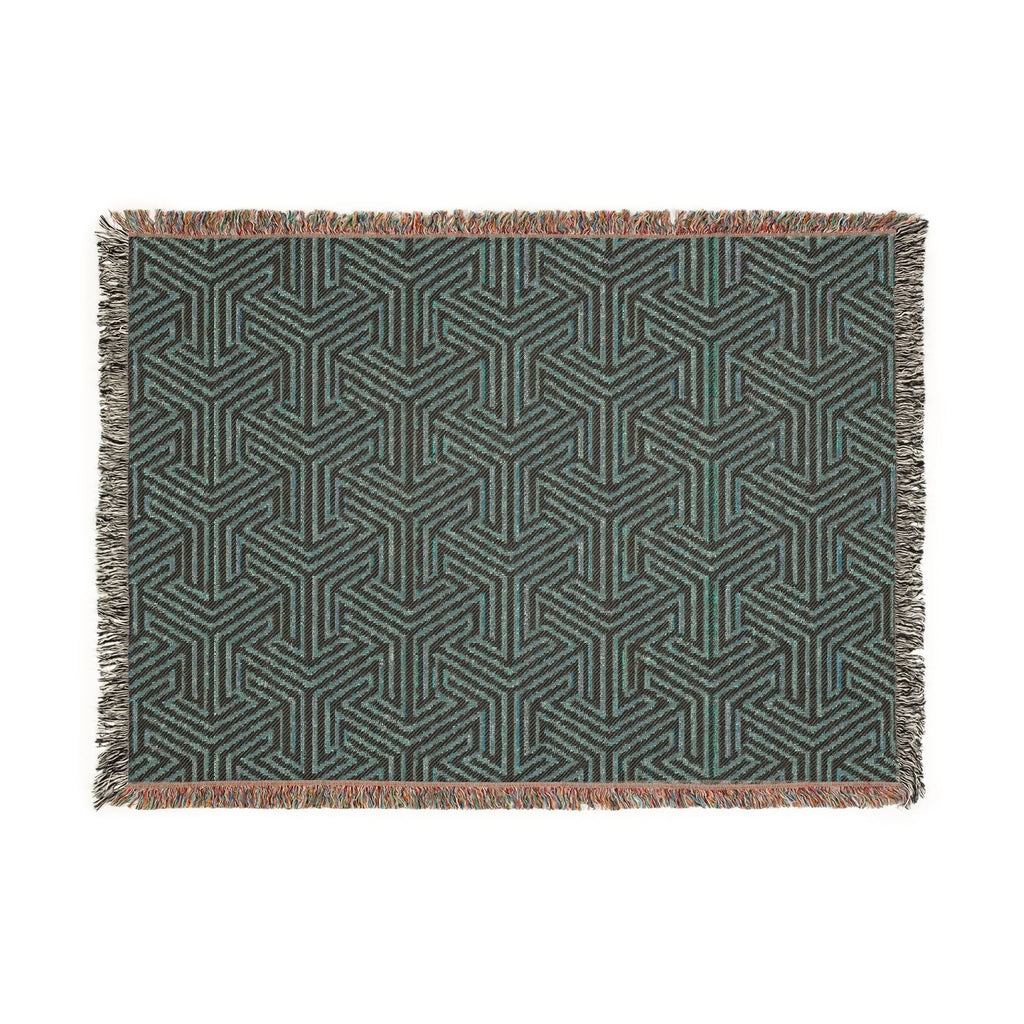 Copper Tessellation — Woven Blanket — alternate view