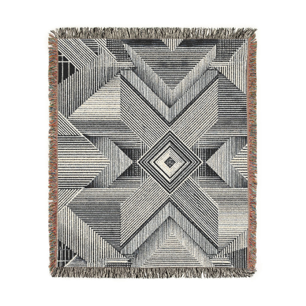 Monolith Star — Woven Blanket — fringe detail