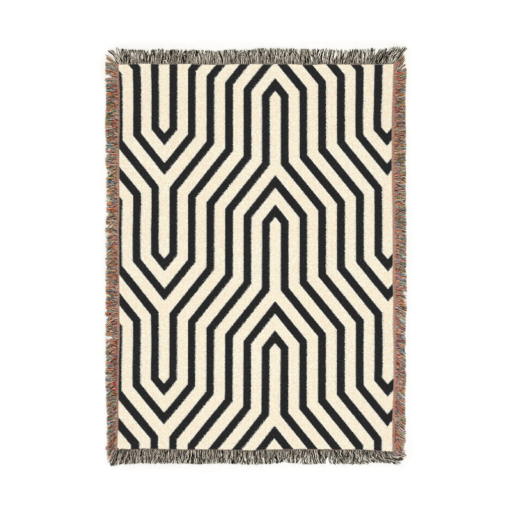 Signal Path — Woven Blanket — detail view