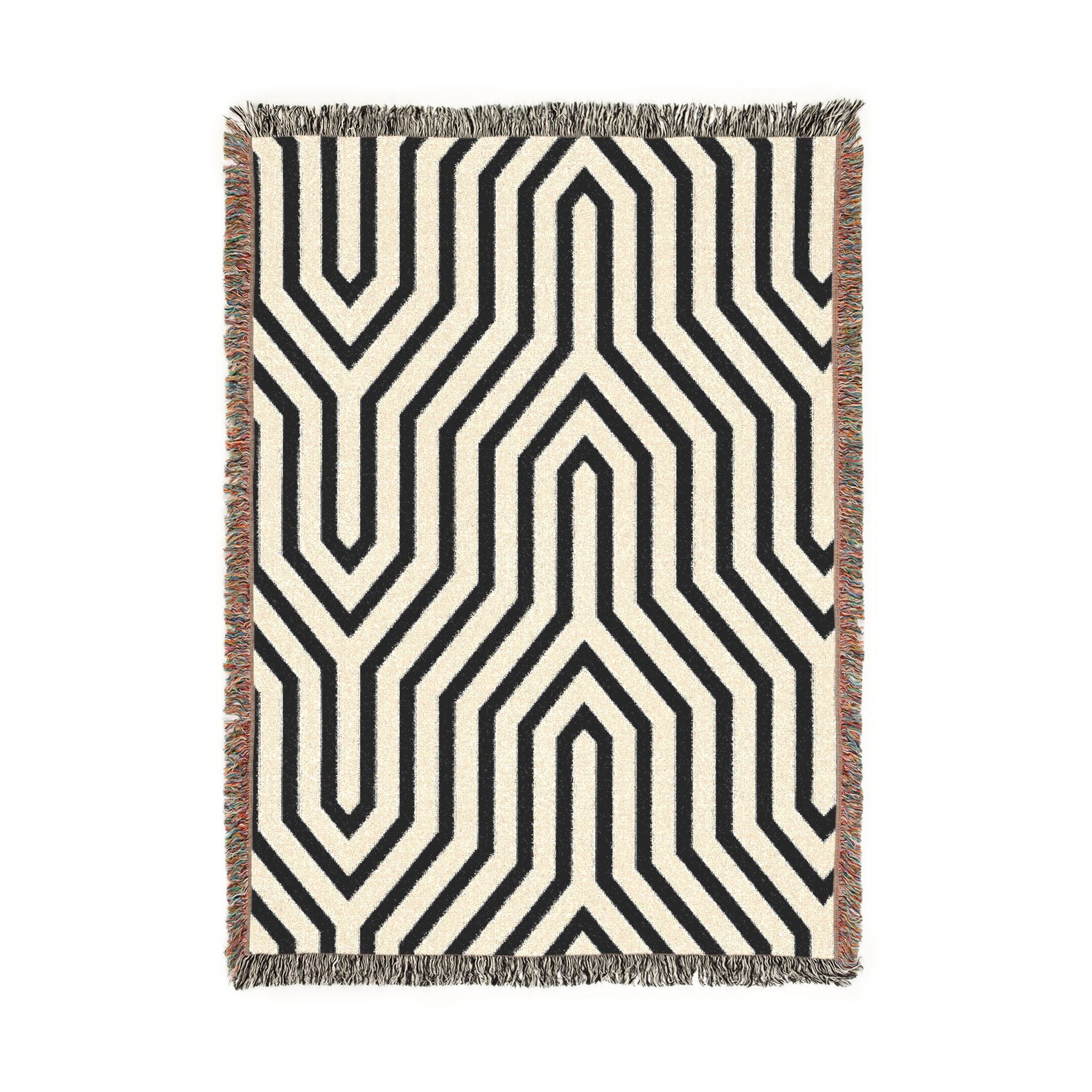 Signal Path — Woven Blanket — detail view
