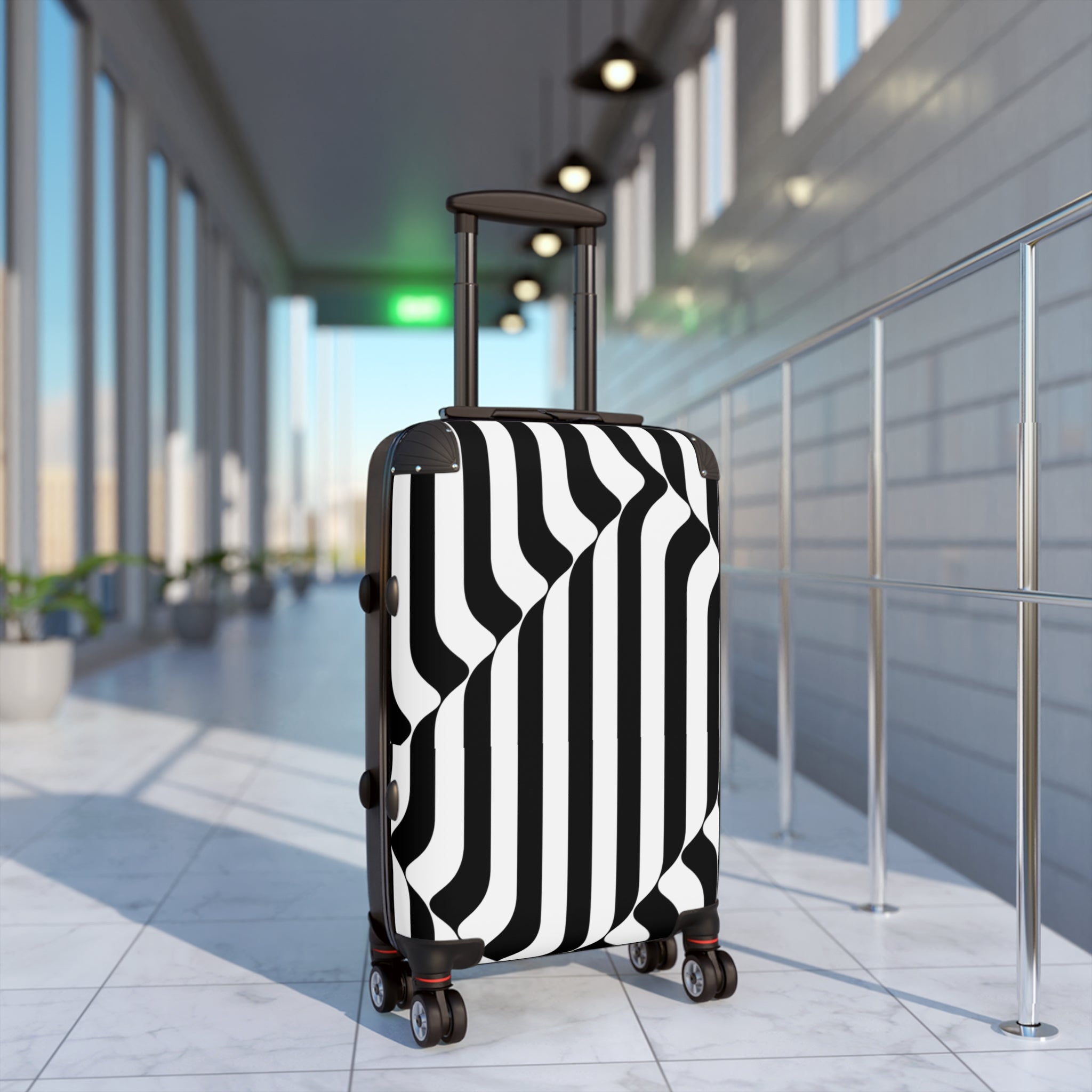 Optic Current — Carry-On Suitcase — side view