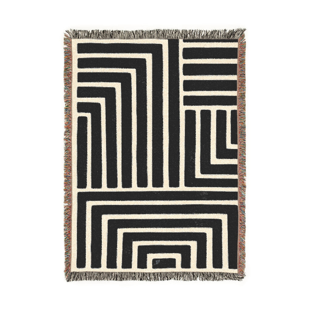 Quarter Turn — Woven Blanket — detail view