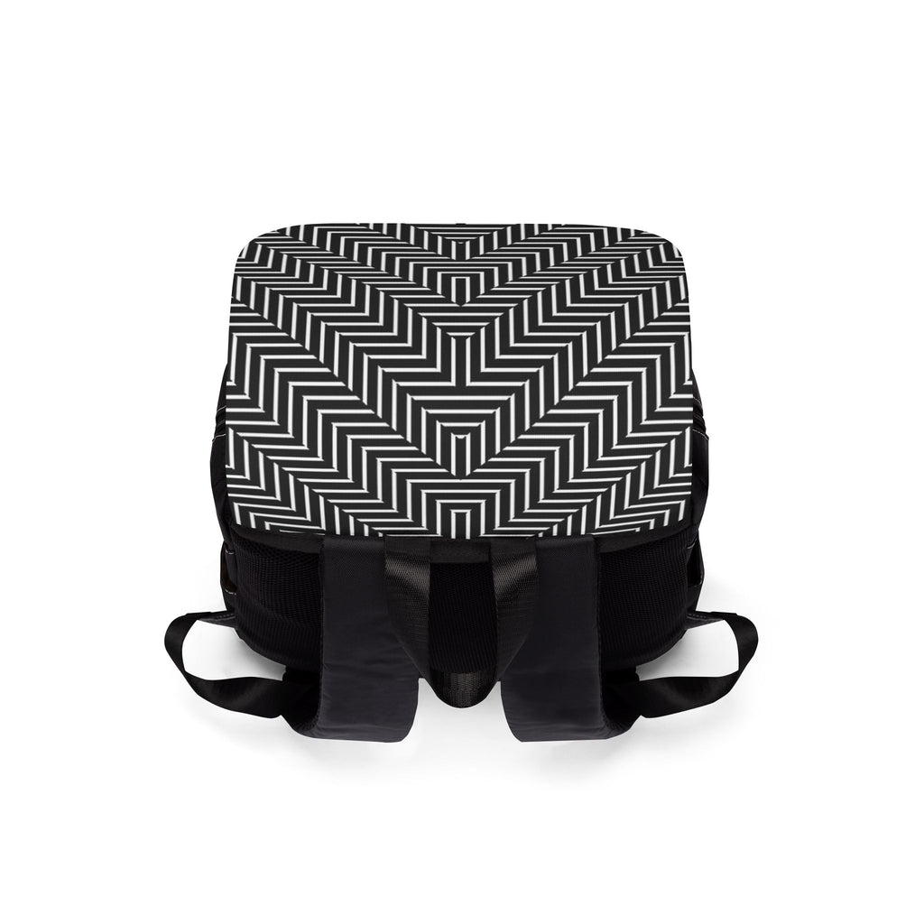 Maze Field — Oxford Backpack — detail view