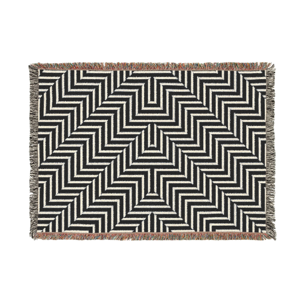 Circuit Shift — Woven Blanket — floating front view