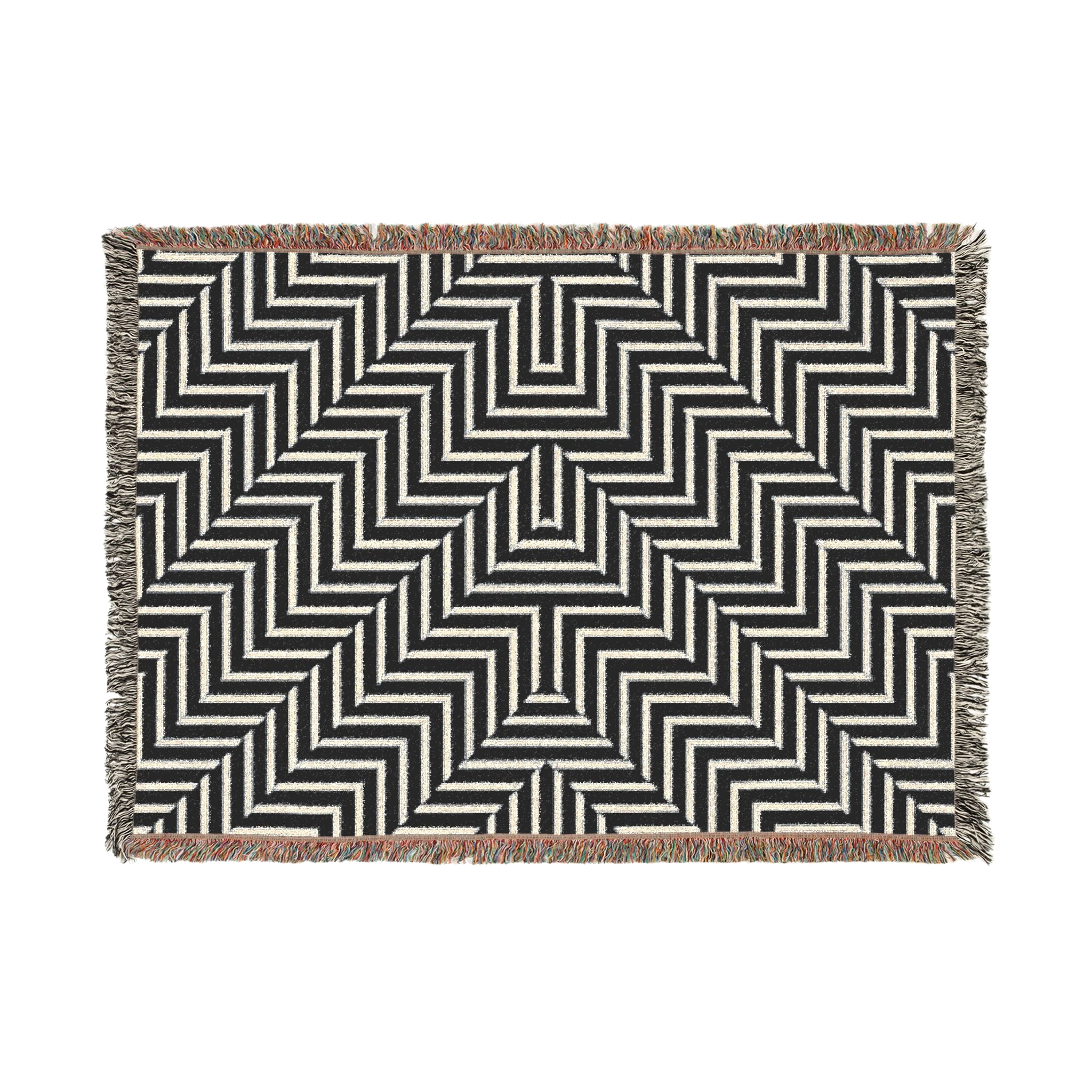 Circuit Shift — Woven Blanket — floating front view