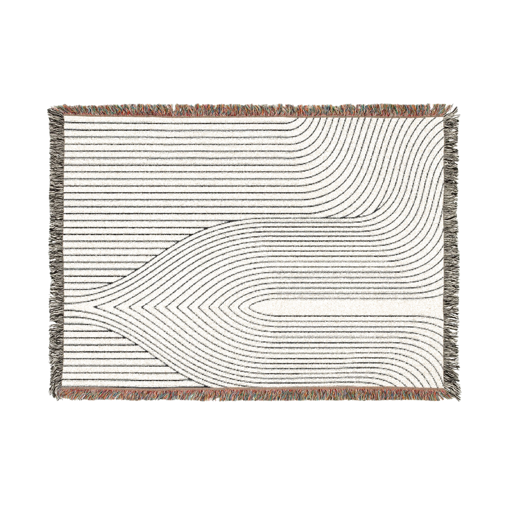 Convergence — Woven Blanket — floating front view