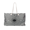 Event Horizon — Oversized Weekender — floating front view