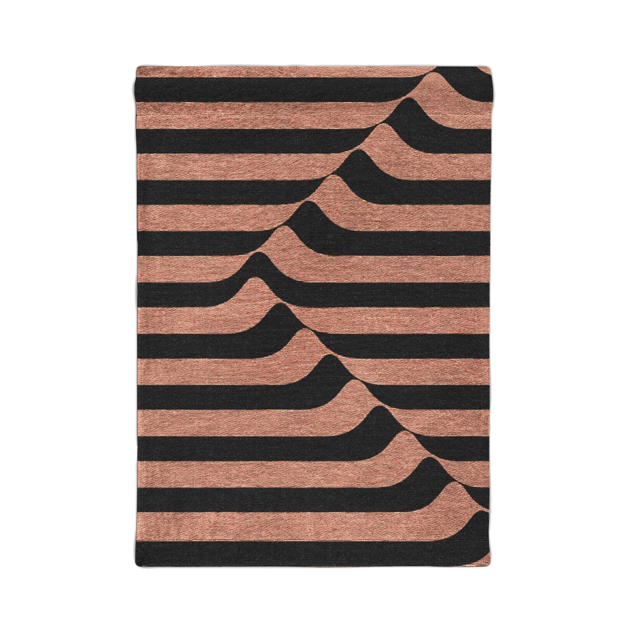 Night Peaks — Woven Wall Tapestry — floating front view
