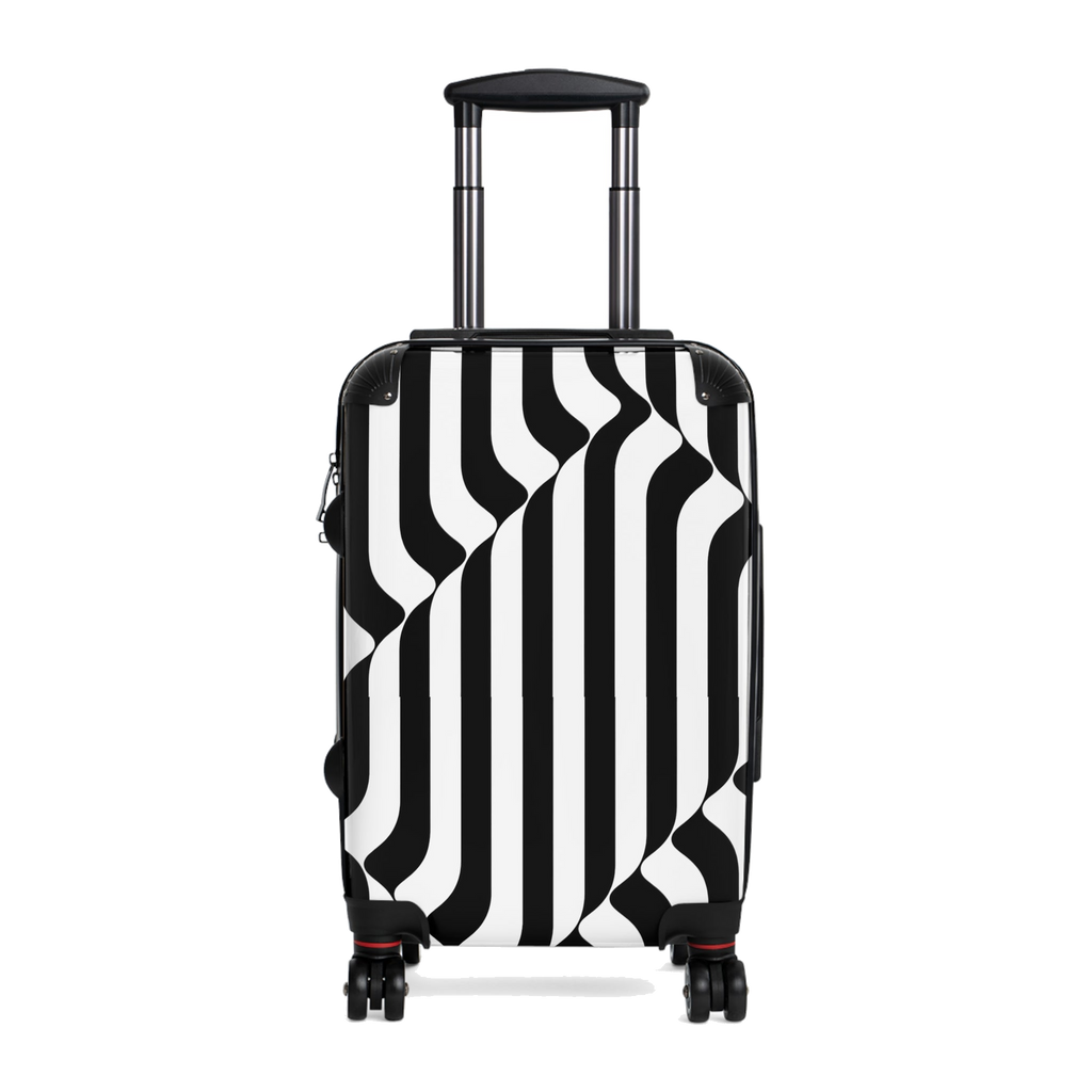 Optic Current — Carry-On Suitcase — floating front view