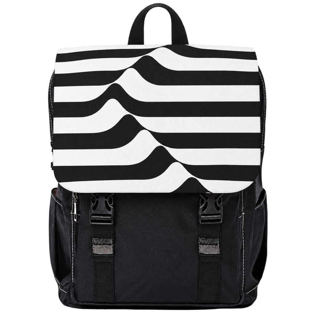 Signal Fold — Oxford Backpack — floating front view