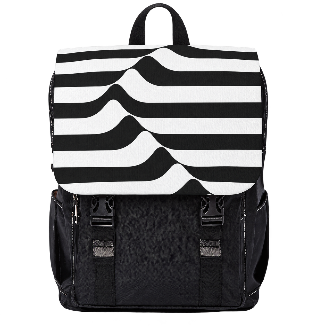 Signal Fold — Oxford Backpack — floating front view