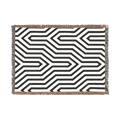 Signal Path — Woven Blanket — floating front view