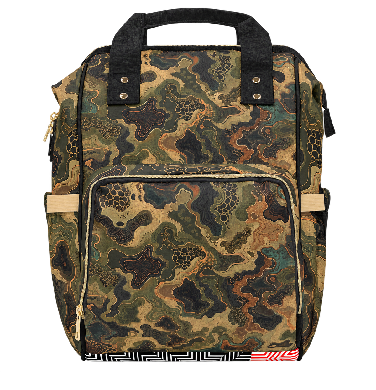 Terrain Carryall — Diaper Backpack — floating front view