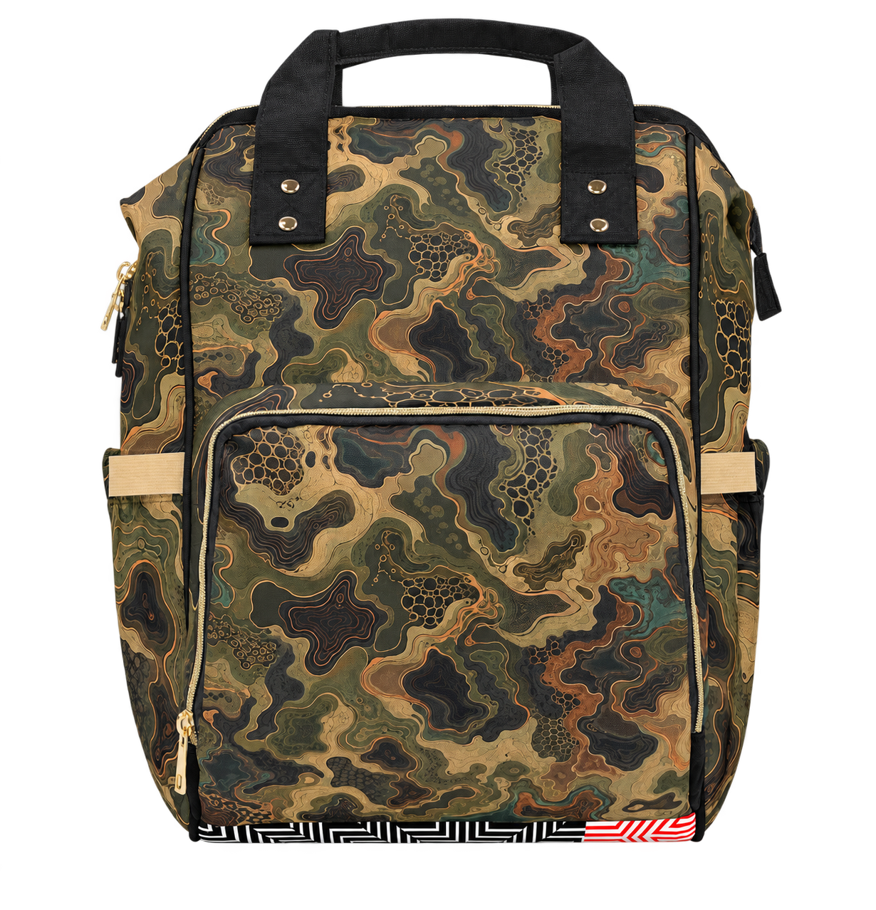 Terrain Carryall — Diaper Backpack — floating front view