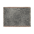 Topographic Drift — Woven Blanket — floating front view